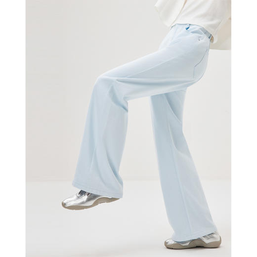 IEF/爱依服2025长裤春季 韩版简约气质通勤百搭显瘦阔腿裤N0104 商品图2