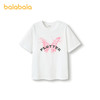 巴拉巴拉童装儿童短袖女童t恤2025新款夏装大童速干印花上衣甜美 商品缩略图4