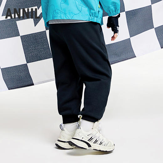 男女童全腰针织长裤春季新款安奈儿童装实体店同款XM516729 商品图2