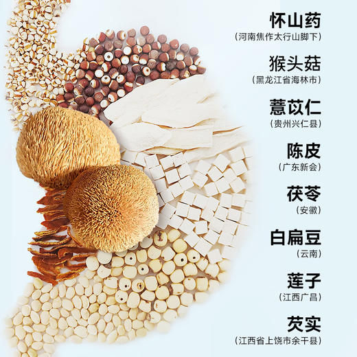 中体健臣八珍粉怀山药陈皮猴头菇早餐养生食品代餐粉350g 商品图2