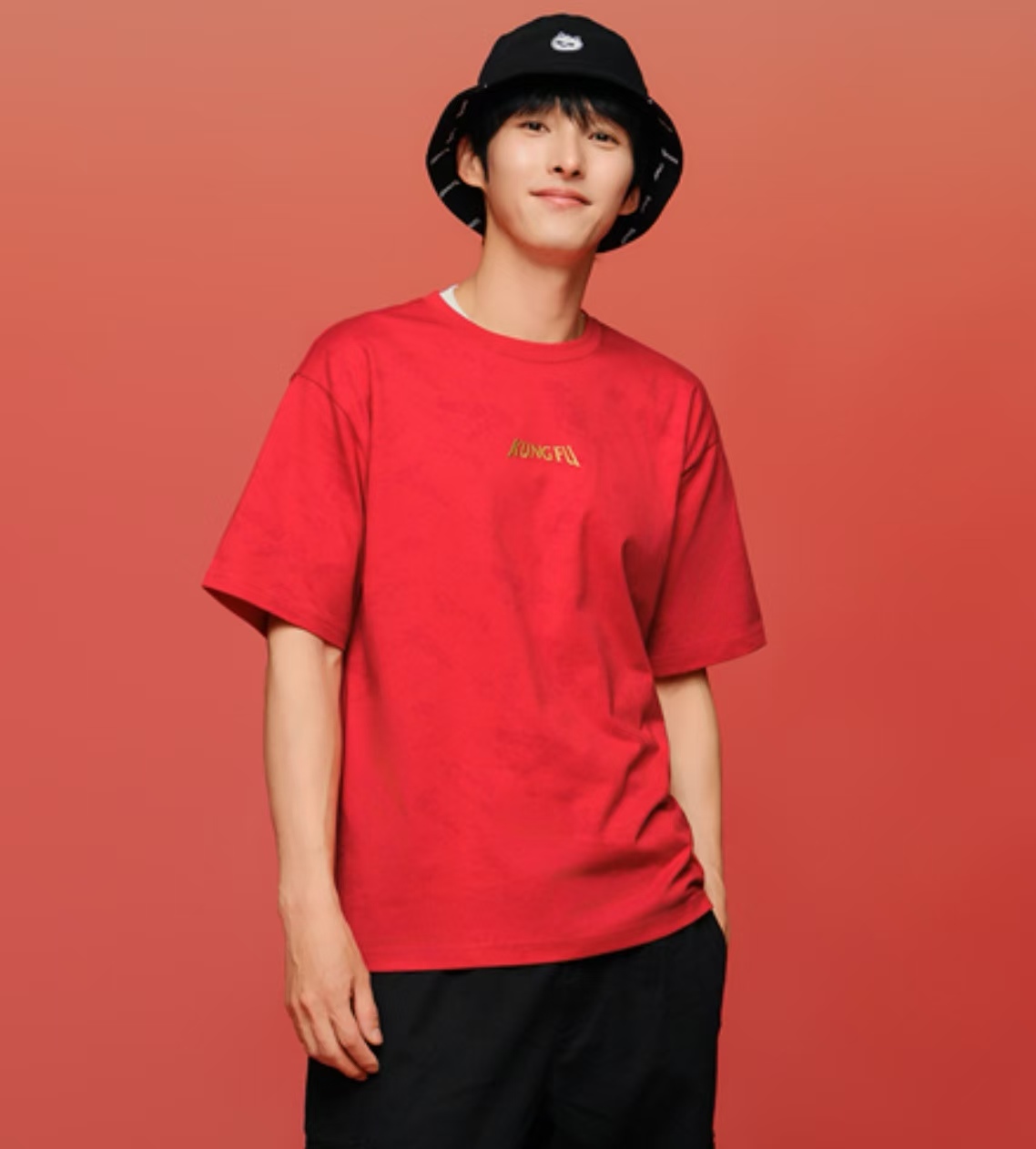 佐丹奴X功夫熊猫 男女同款新年联名系列短袖T恤01095223