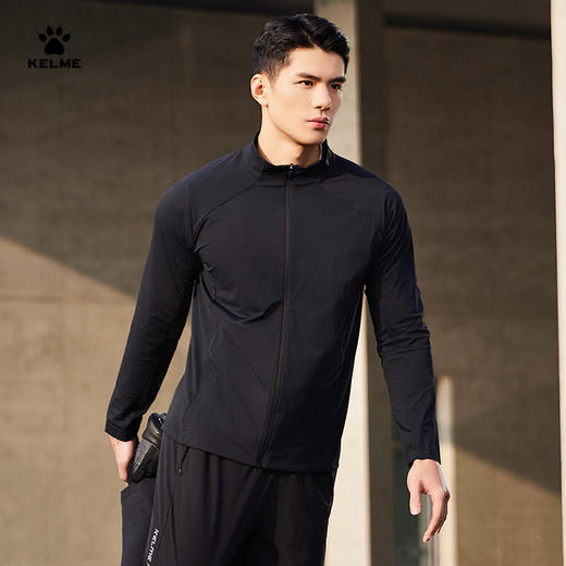 卡尔美2025新款综训系列男士针织外套 商品图4