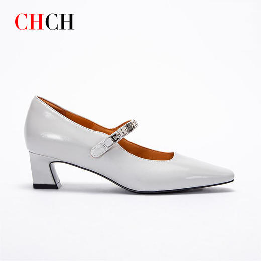 CHCH时尚女鞋羊皮玛丽珍休闲平衡鞋CO1B5491 商品图3
