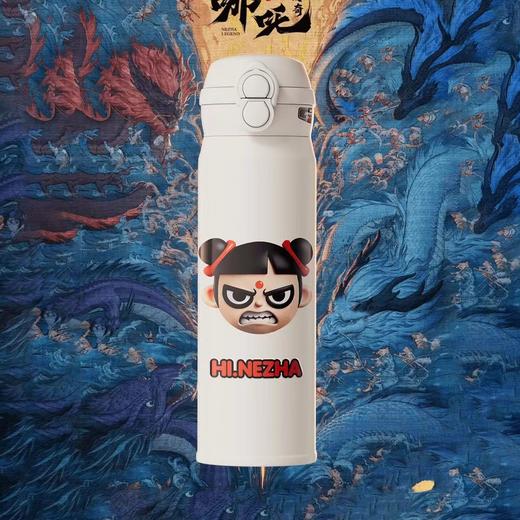 哪吒*熊本士联名款新版双盖吸管保温杯 商品图8