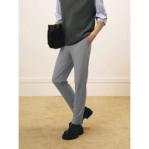 【四面弹】GXG男装 商务休闲西裤男修身休闲裤通勤长裤 25春热卖 商品图4