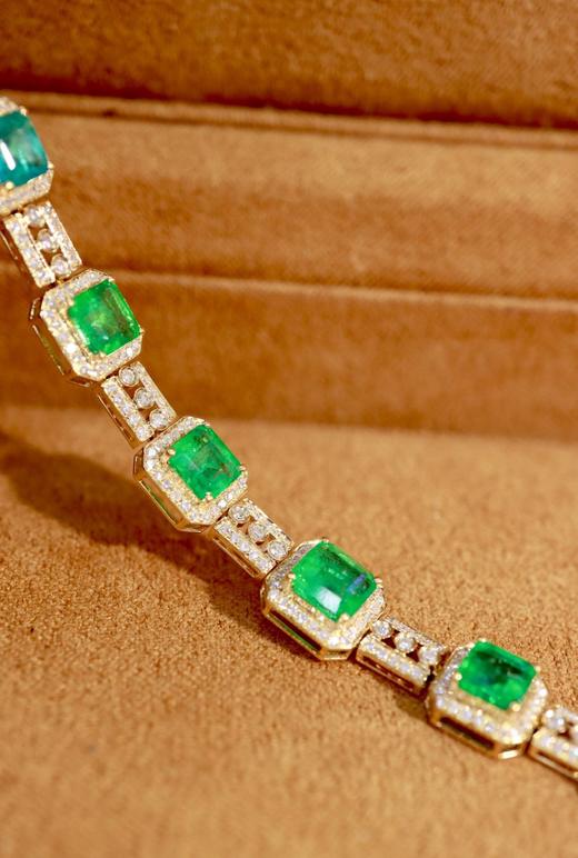 4.7ct刻面祖母绿手链 商品图1