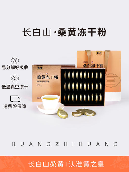 【东北特产】黄之皇长白山桑黄冻干粉 商品图0