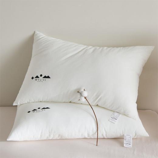 自然醒A类全棉色织水洗枕头枕芯助睡眠护颈椎成人家用一对装酒店专用整头套男学生宿舍XK 商品图5