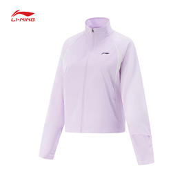 【S-2XL断码】李宁（lining）女子日常跑跑步休闲运动风衣白色AFDV042【库存有限，如无货将做退款，介意慎拍！】
