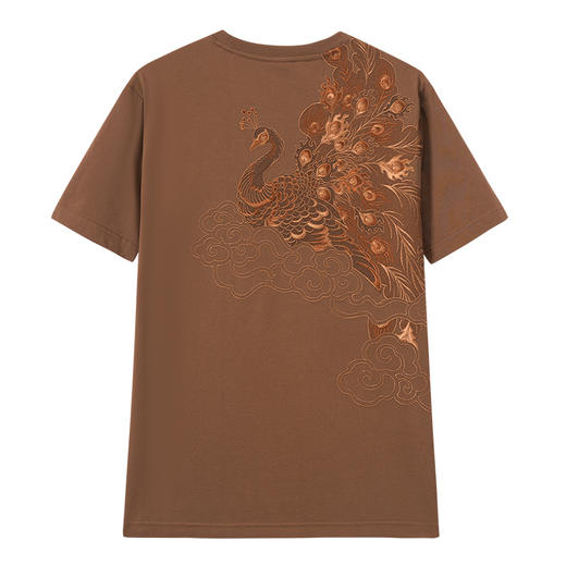 ONIARAI/鬼洗25春夏新品泥棒蓝雀神绣花短袖男式T恤 25NOB34 商品图4