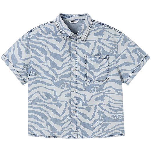 【实体店同款】男童翻领短袖上衣夏季新款安奈儿童装AB521631 商品图7