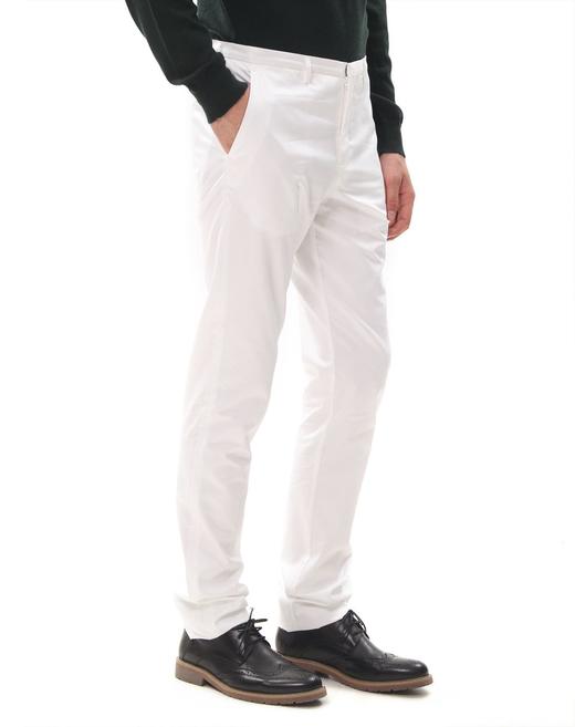 8033996748382 安普里奥·阿玛尼Emporio Armani 男士白色全棉长裤 商品图2