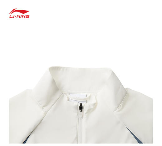 【S-2XL断码】李宁（lining）女子日常跑跑步休闲运动风衣白色AFDV042【库存有限，如无货将做退款，介意慎拍！】 商品图7