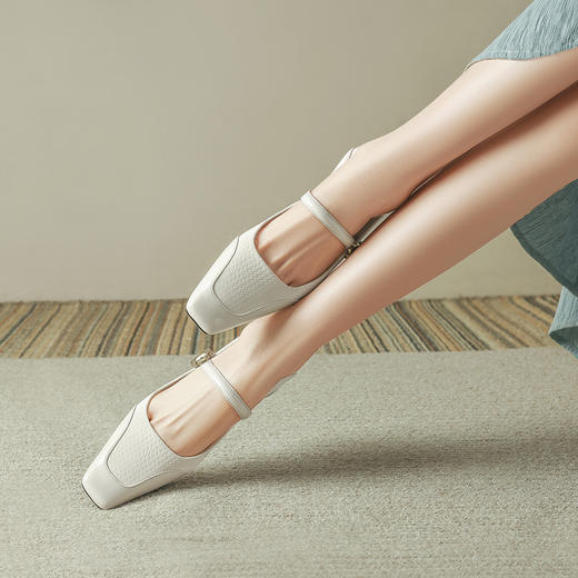 品质好货|Safiya/索菲娅2025气质法式方头玛丽珍单鞋SFD1111727 商品图3