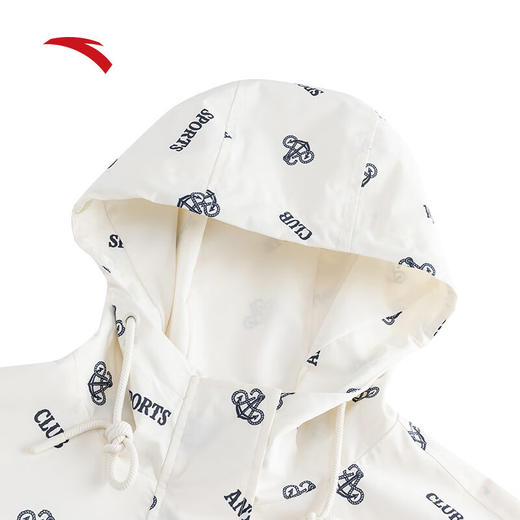 安踏（ANTA）梭织薄外套 女子2025年夏季潮流百搭外套复古休闲上衣162518603 商品图8