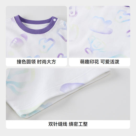 男童圆领SORONA短袖针织衫夏季新款安奈儿童装实体店同款XB521599 商品图4