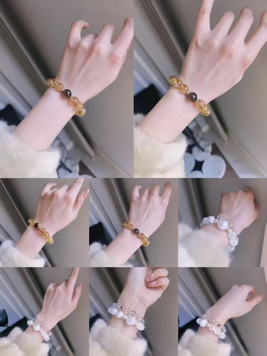 金银满库~千金天然黄塔晶/金虎眼/925银配件水晶手串 财富吸引  低调招米 商品图1