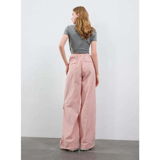 三彩独醒2025春季新款高腰宽松工装裤伞兵裤长裤户外休闲F 商品图1