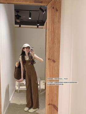 金蘑菇菇 le desert从林冒险计划 热浪沙漠女孩减龄工装背带裤