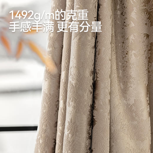 【奢美】金蝉重磅雪尼尔设计感窗帘 商品图8