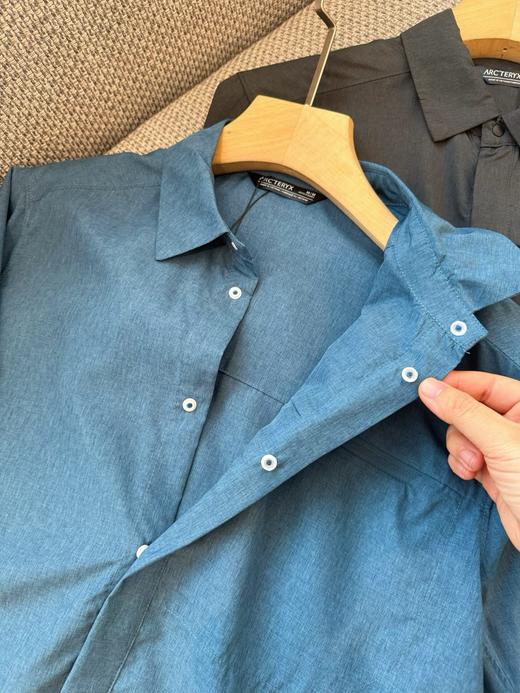 点此购买 始祖鸟春秋季男士梭织商务休闲速干衬衫衬衣 bk 311172 商品图13