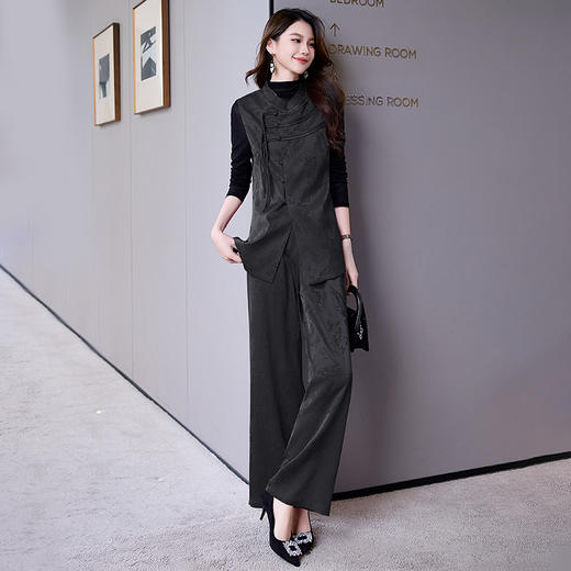 气质穿搭春季新中式三件套HBLJRA993 商品图2