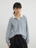步履不停/5A15103C/日系休闲条纹polo卫衣 商品缩略图2