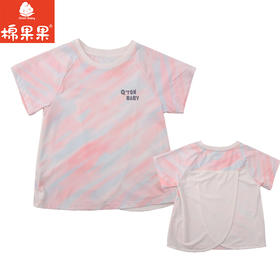 棉果果夏季商场专柜同款女童速干短袖T恤运动T恤M222140425273