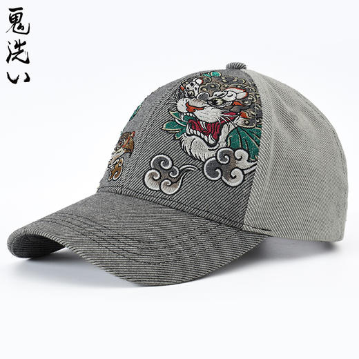 ONIARAI/鬼洗25春夏新品泥棒蓝豹斗鹰绣花棒球帽男女款 25NA409 商品图0