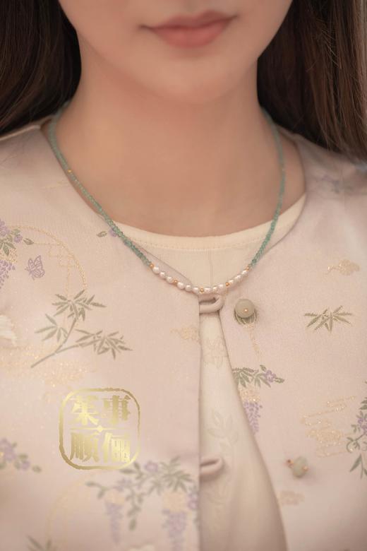 【茱事顺俪】18K黄金磷灰石项链 商品图4