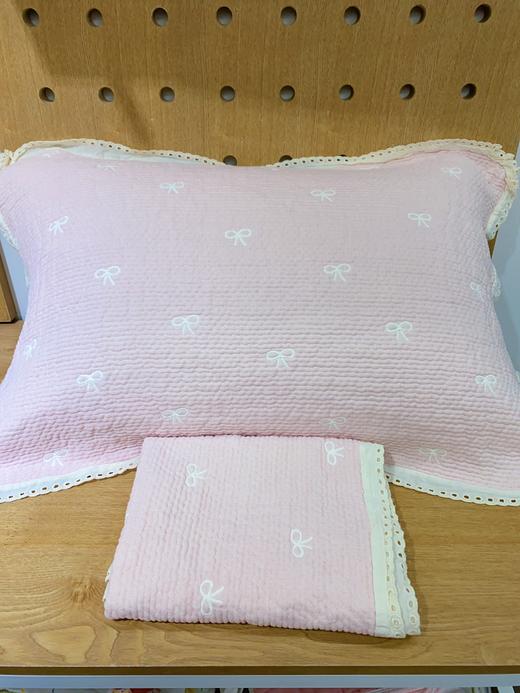 松植屋轻羽棉纱枕巾/枕套100%全棉纱布A类新疆长绒棉纱布正反两面可用吸湿透气四季通用 商品图7