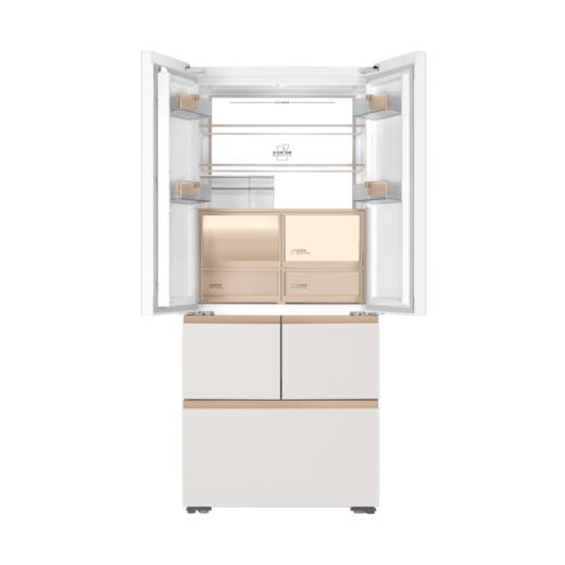 海尔512升全自动制冰全空间保鲜冰箱法式多门风冷无霜阻氧干湿分储 594mm超薄零嵌旗舰款 麦浪BCD-512WGHMD1BXHU1制冰款 商品图3