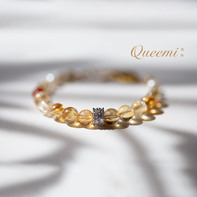 「UP · 时来运转」黄色系手串（单圈）