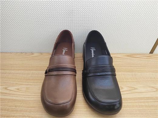 豪行新款23394561真皮时尚休闲低跟女鞋单鞋皮鞋 商品图2