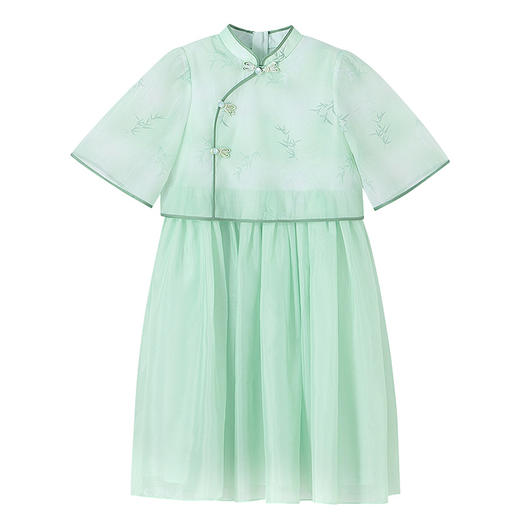 女童短袖连衣裙夏季新款安奈儿童装实体店同款AG523609 商品图7