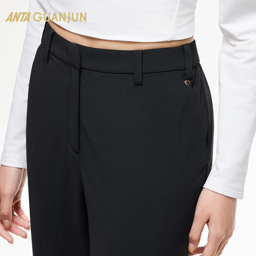 安踏冠军通勤系列 女子2025夏季新款休闲运动长裤商务裤西裤162510507 商品图4