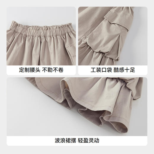 女童全腰半裙夏季新款安奈儿童装实体店同款XG523670 商品图4