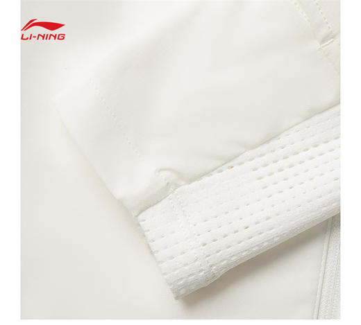 【S-2XL断码】李宁（lining）女子日常跑跑步休闲运动风衣白色AFDV042【库存有限，如无货将做退款，介意慎拍！】 商品图9