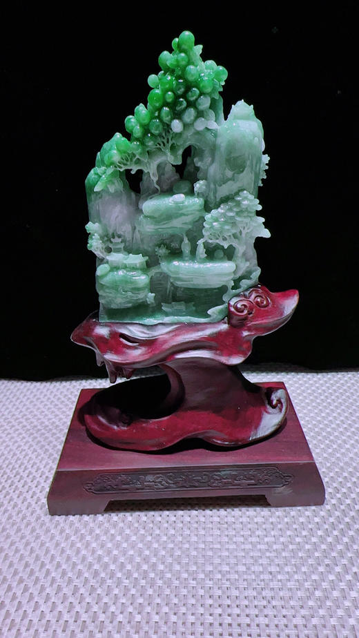 620895翡翠摆件【高山流水】 商品图4