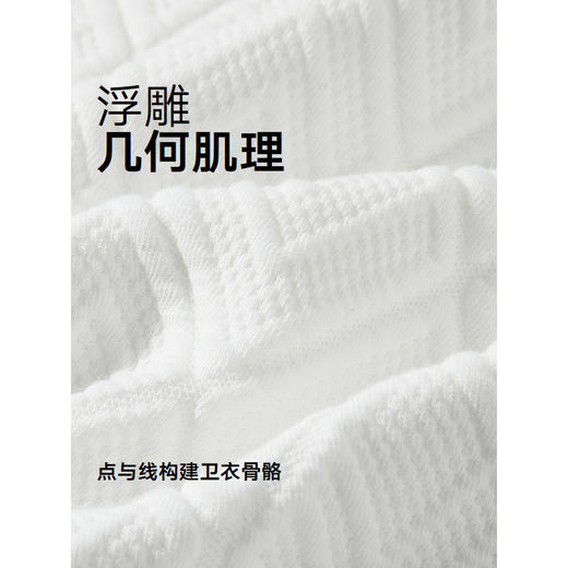 GXG男装 圆领肌理提花卫衣通勤长袖上衣双色卫衣 2025春季热卖 商品图4