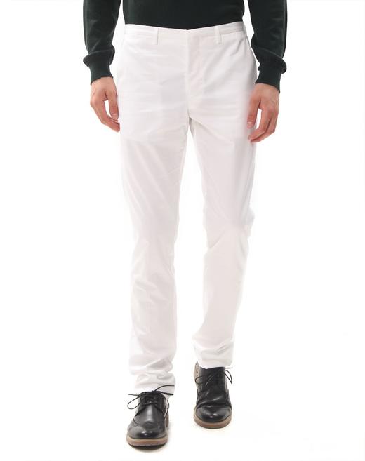 8033996748382 安普里奥·阿玛尼Emporio Armani 男士白色全棉长裤 商品图0