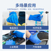 【进口 耐用型】一次性蓝色丁腈手套 无粉 麻面 NR46910 商品缩略图3