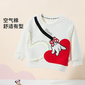 迪士尼可爱米妮小童外衣卡通系列上衣套头卫衣