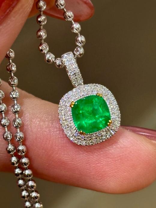 1.2ct糖塔祖母绿吊坠 商品图2