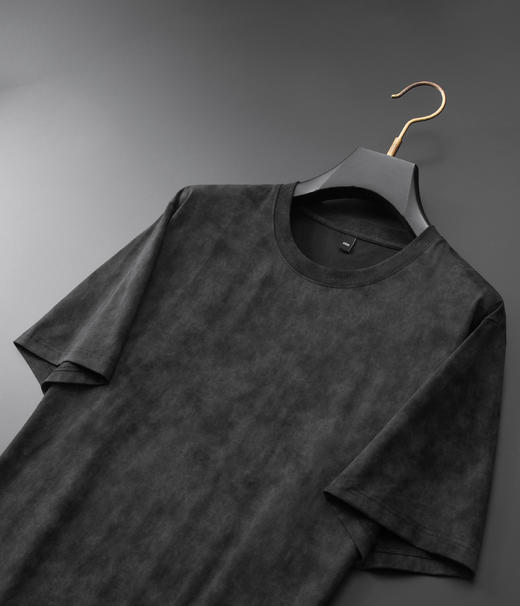 【棉质】【DDA】大依优型大码短袖T恤夏季圆领半袖加肥加大码短袖上衣胖子男士潮流 商品图3