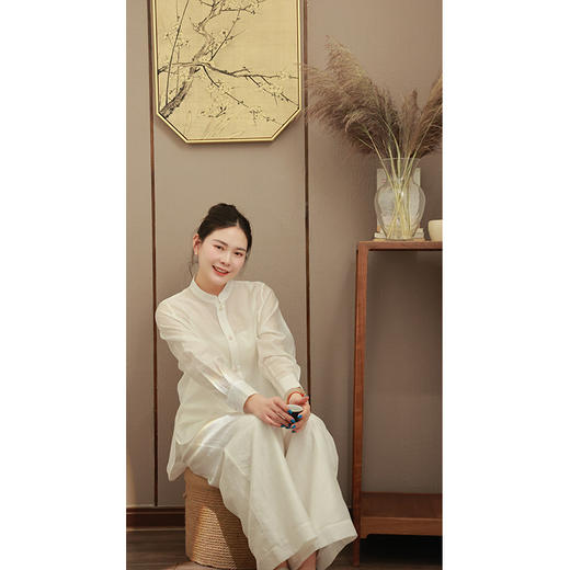 【抖音专属】新中式衬衣（25710073琼丝结缘款） 商品图4