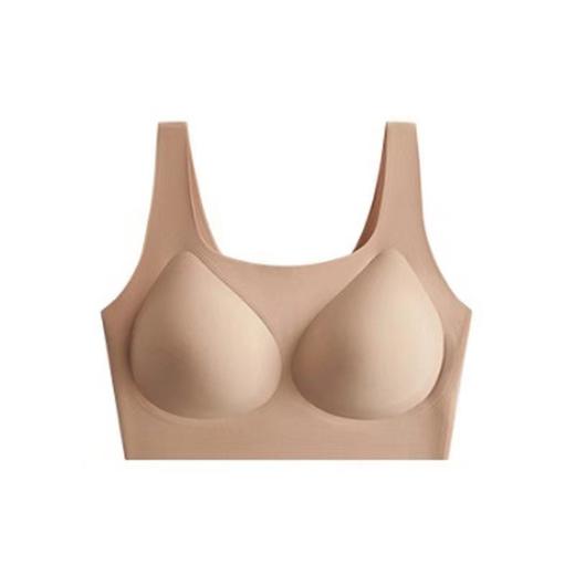 【隐形无痕】橡皮擦内衣女夏季内搭无钢圈大胸显小胸背心式文胸罩 商品图11