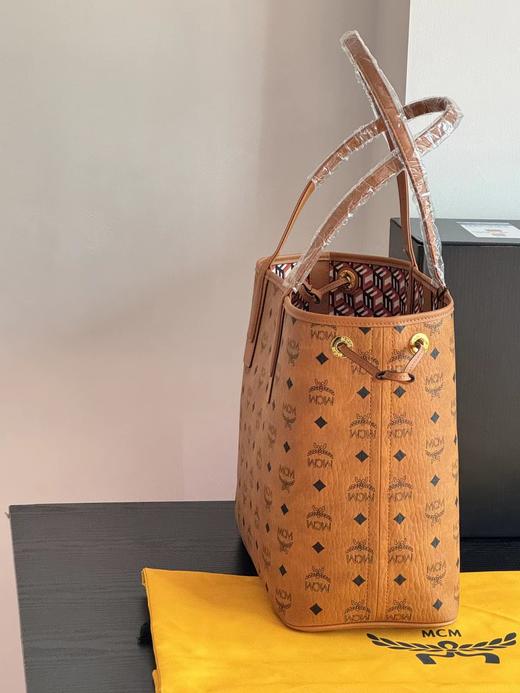 D030633大容量日常通勤老花加长肩带托特包单肩包 商品图7