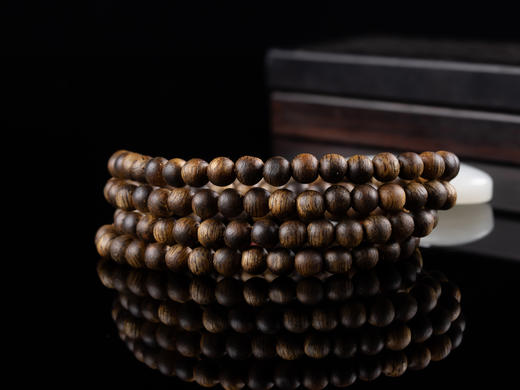 XY0030原创沉香+和田玉如意挂件 商品图4