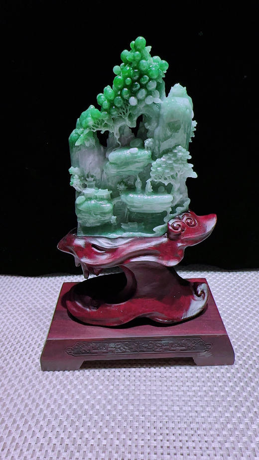 620895翡翠摆件【高山流水】 商品图3